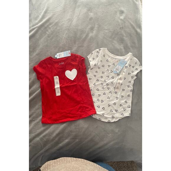 Set of Girls Heart Tops - Picture 1 of 6